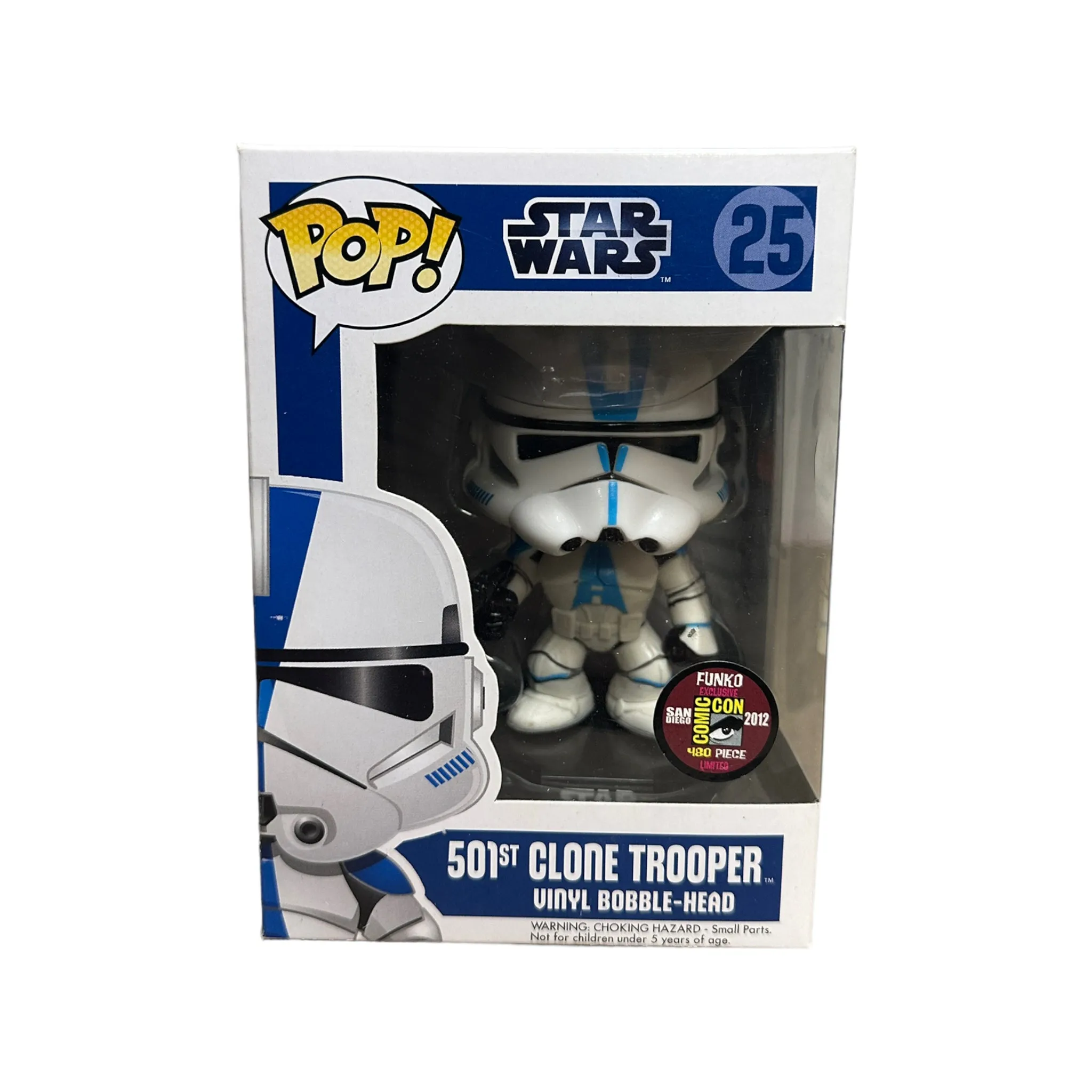 501st Clone Trooper #25 Funko Pop! - Star Wars - SDCC 2012 Exclusive LE480 Pcs - Condition 6/10