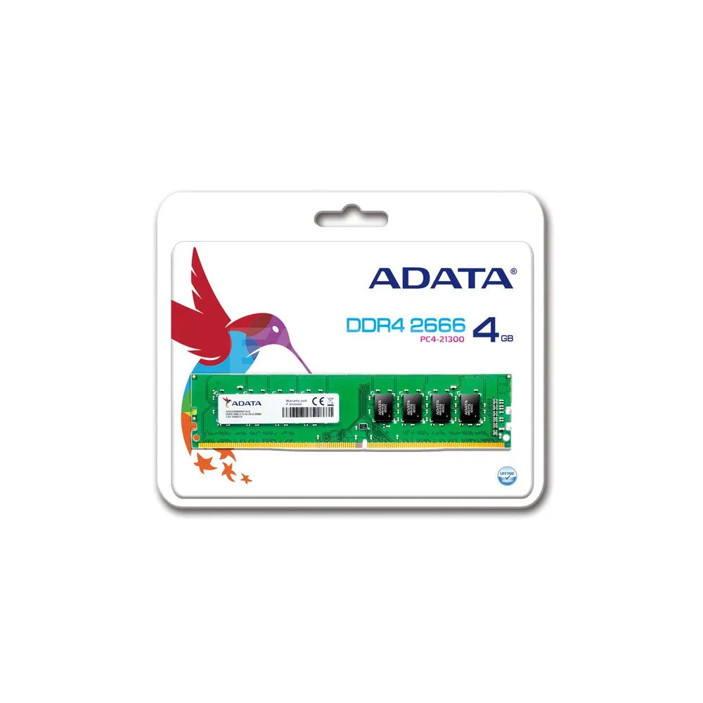 Adata Memory 4gb Ddr4-2666