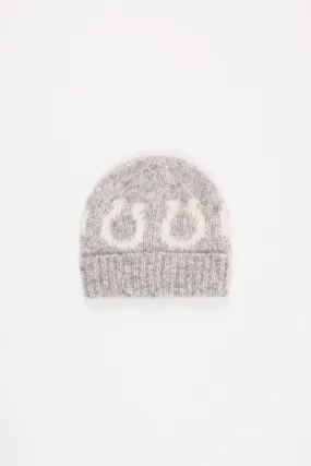 Alpaca Horseshoe Beanie - Seasalt