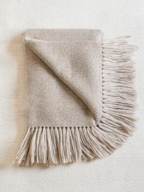 Alpaca Latierra | Latierra Ombre Throw - Sand Grey