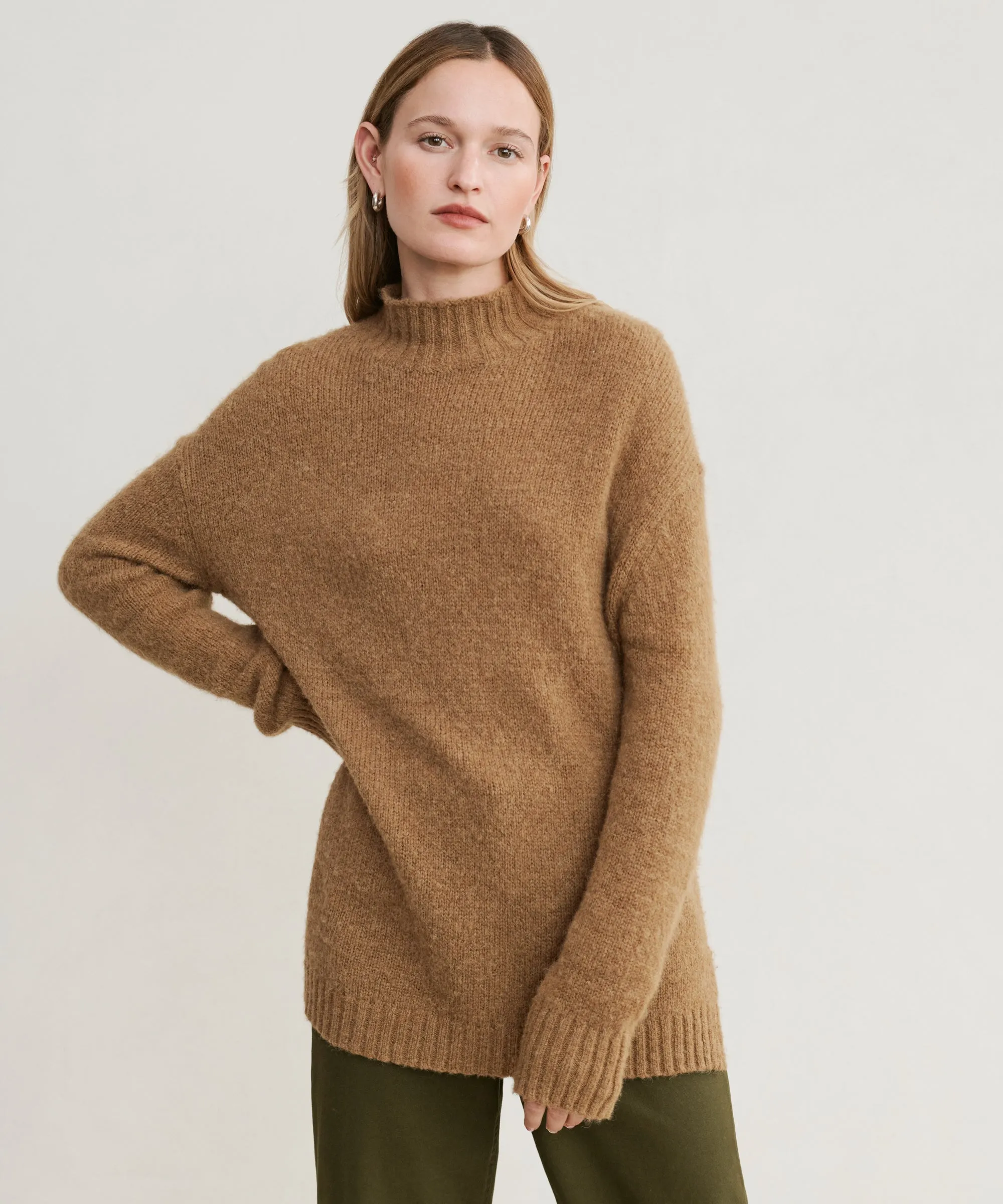 Alpaca Mockneck Pullover