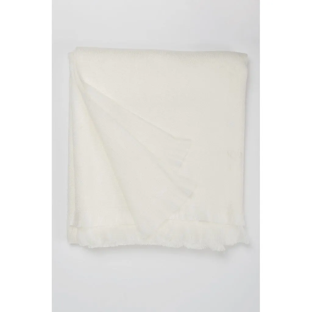 Alpaca Throw - Coconut