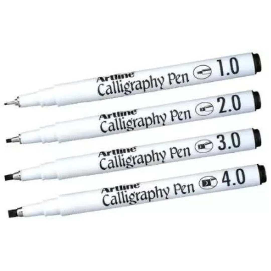 Artline Water Based Calligraphy Pen-Set of 4