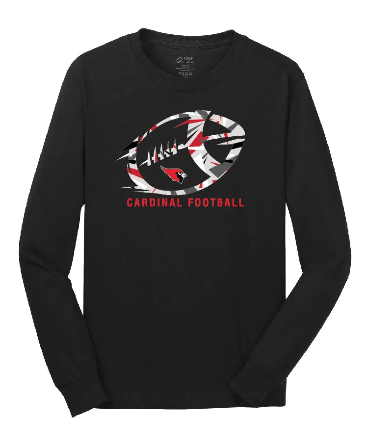 BA Football Black Long Sleeve Tee