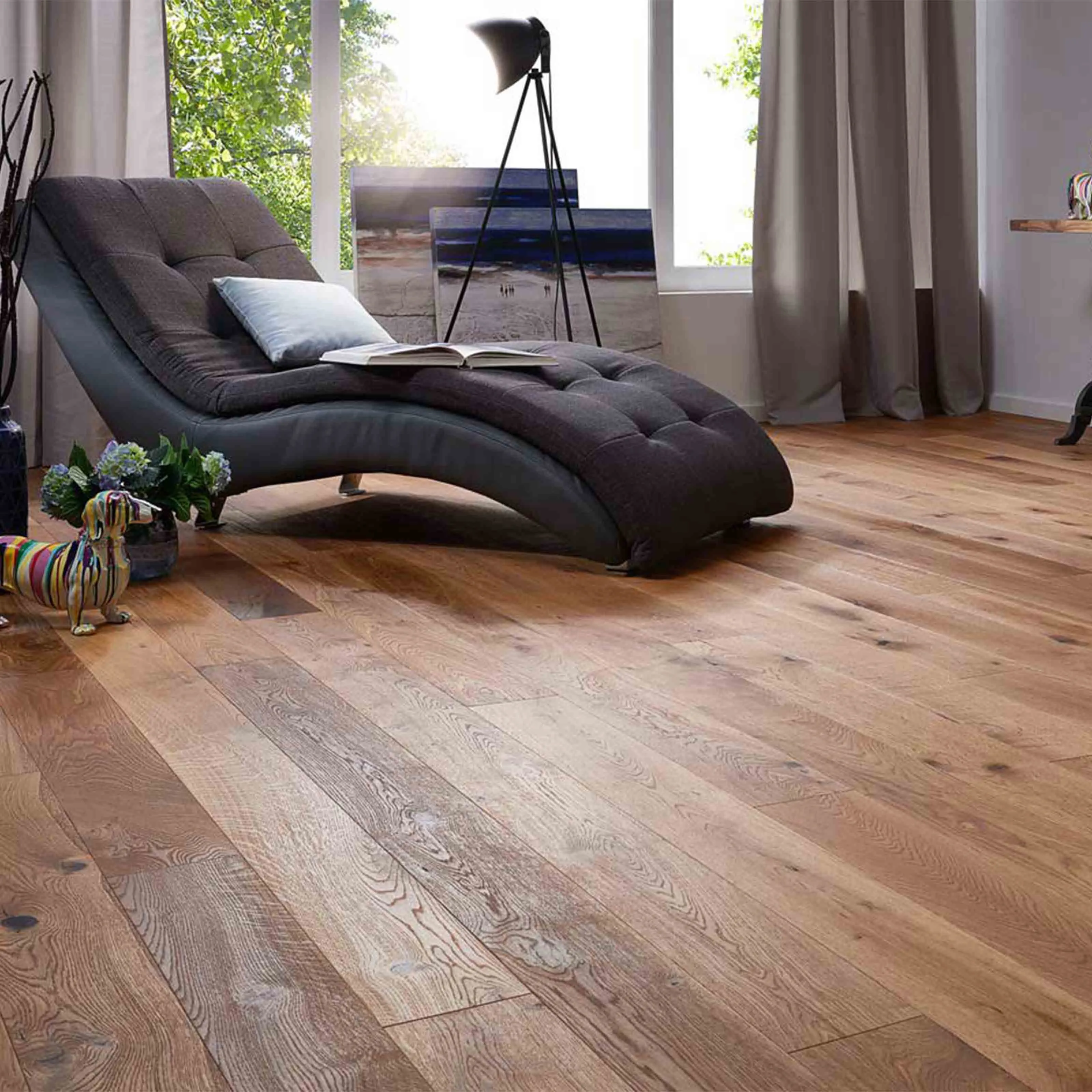 BANCALE MQ 115 PARQUET  WILDEICHE 14x260x2200 rovere Spazzolato Oliato naturale