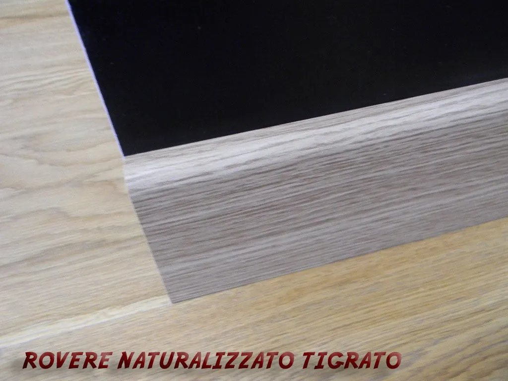 Battiscopa passacavo 1,5x8x240cm in MDF pacco da 192 metri lineari