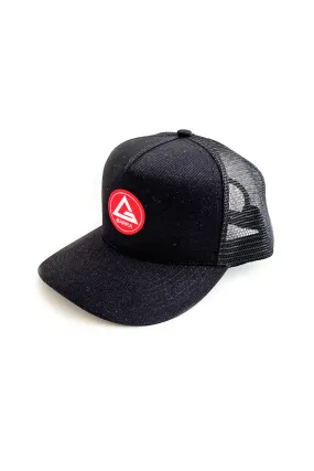 Boné Trucker Red Shield Classic - Preto