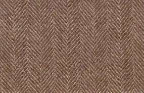 Brown Herringbone 100% Baby Alpaca (Ref-470302)