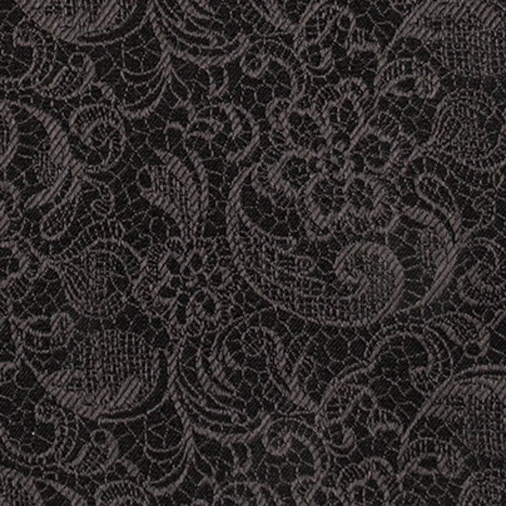 Ceremony Paisley Black Pocket Square