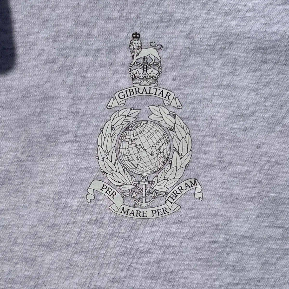 Children's RM Corps Crest T-Shirt - Light Grey