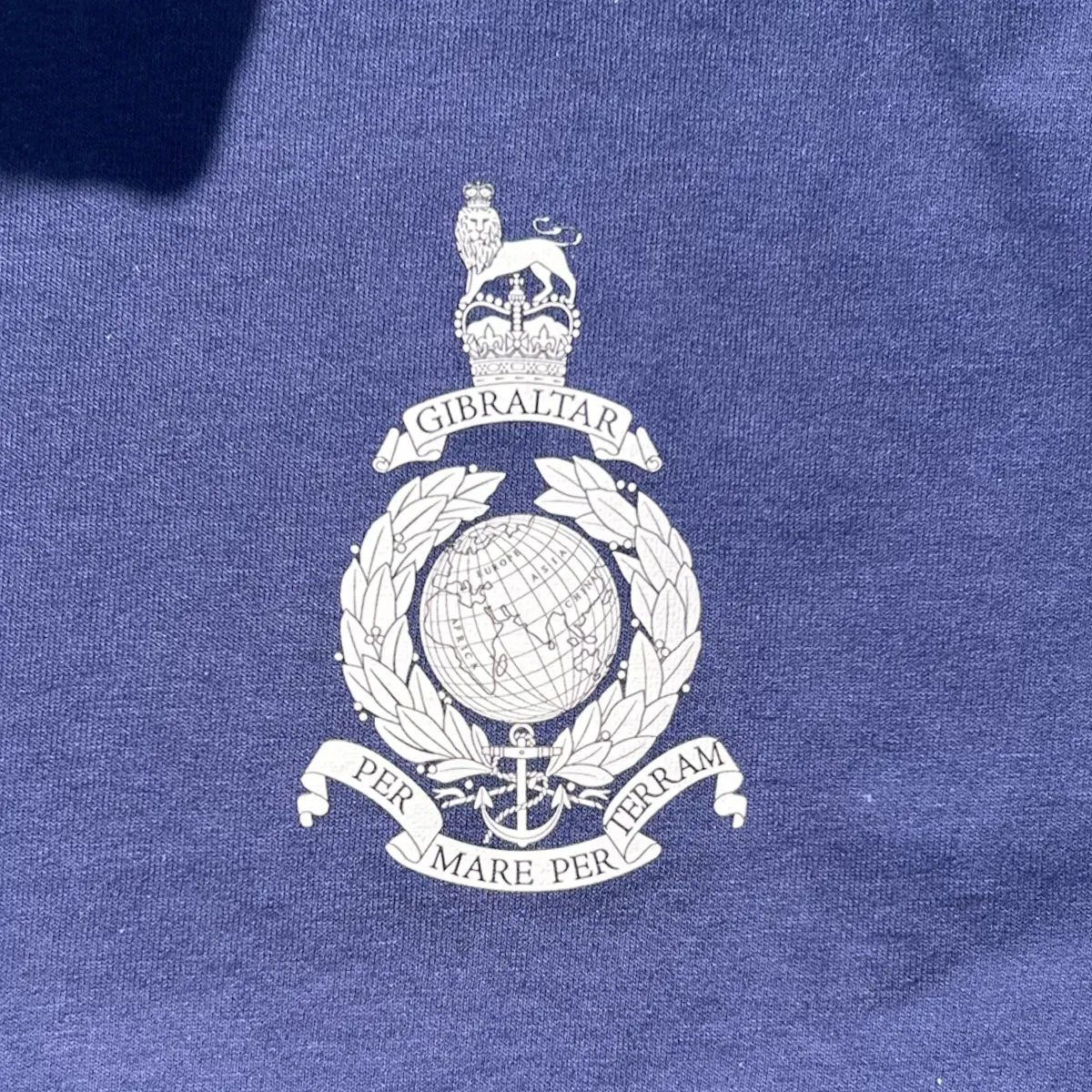 Children's RM Corps Crest T-Shirt - Navy Blue