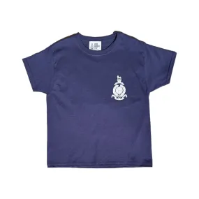 Children's RM Corps Crest T-Shirt - Navy Blue