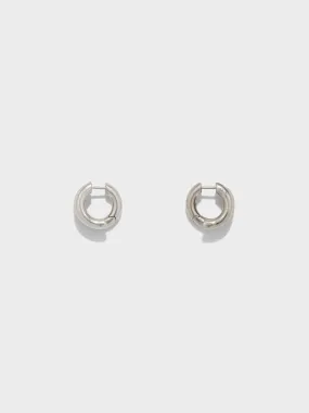 Clyde Palladium-Plated Hoop Earrings