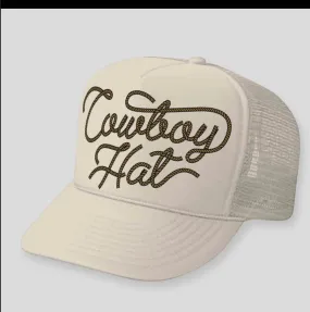 Cowboy Cap Rope Lettering