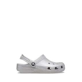 CROCS SABOT CLASSIC GLITTER CLOG K CR206993 SILVER GLITTER ARGENTO