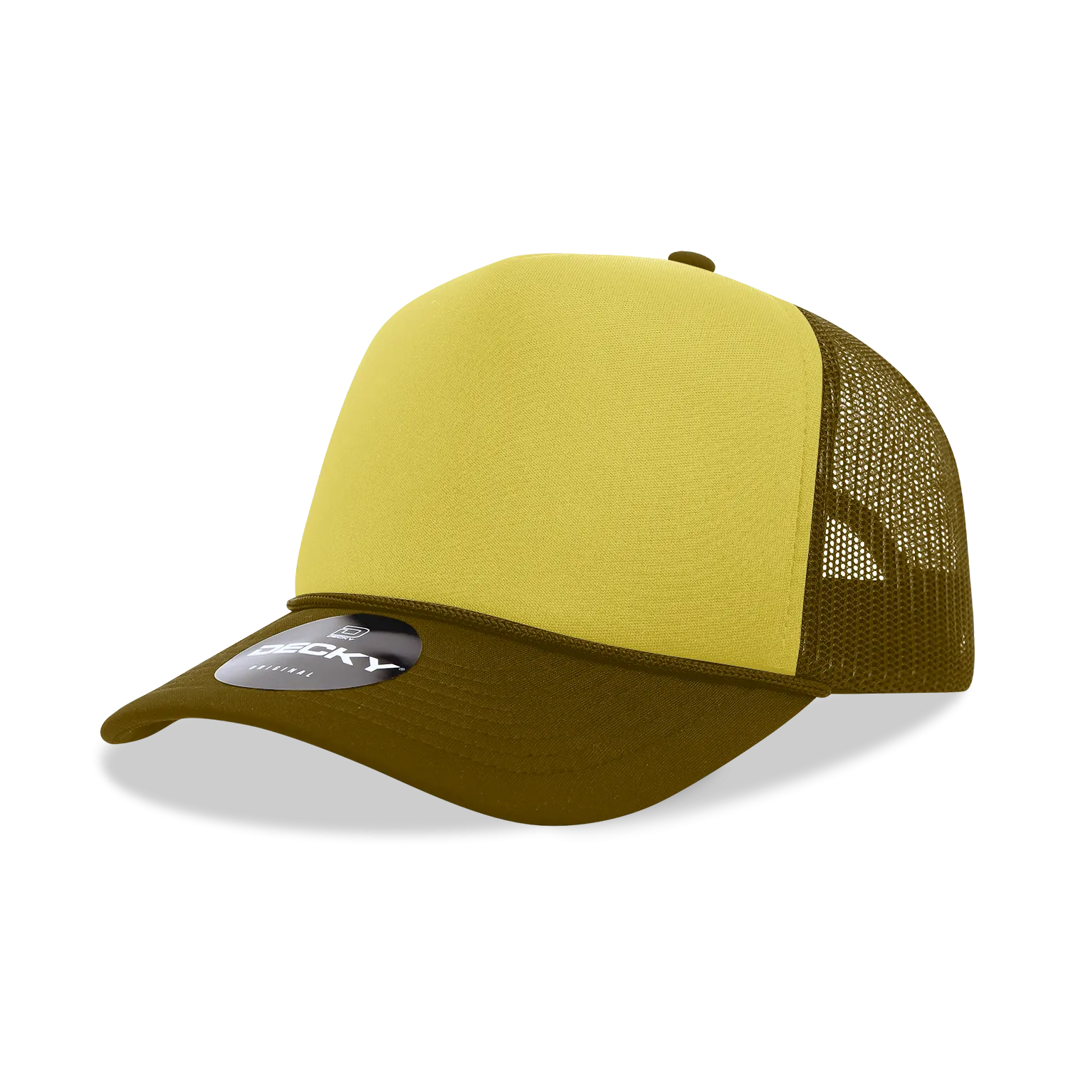 Decky 6025 Mid Profile, 5 Panel Foam Trucker Hat