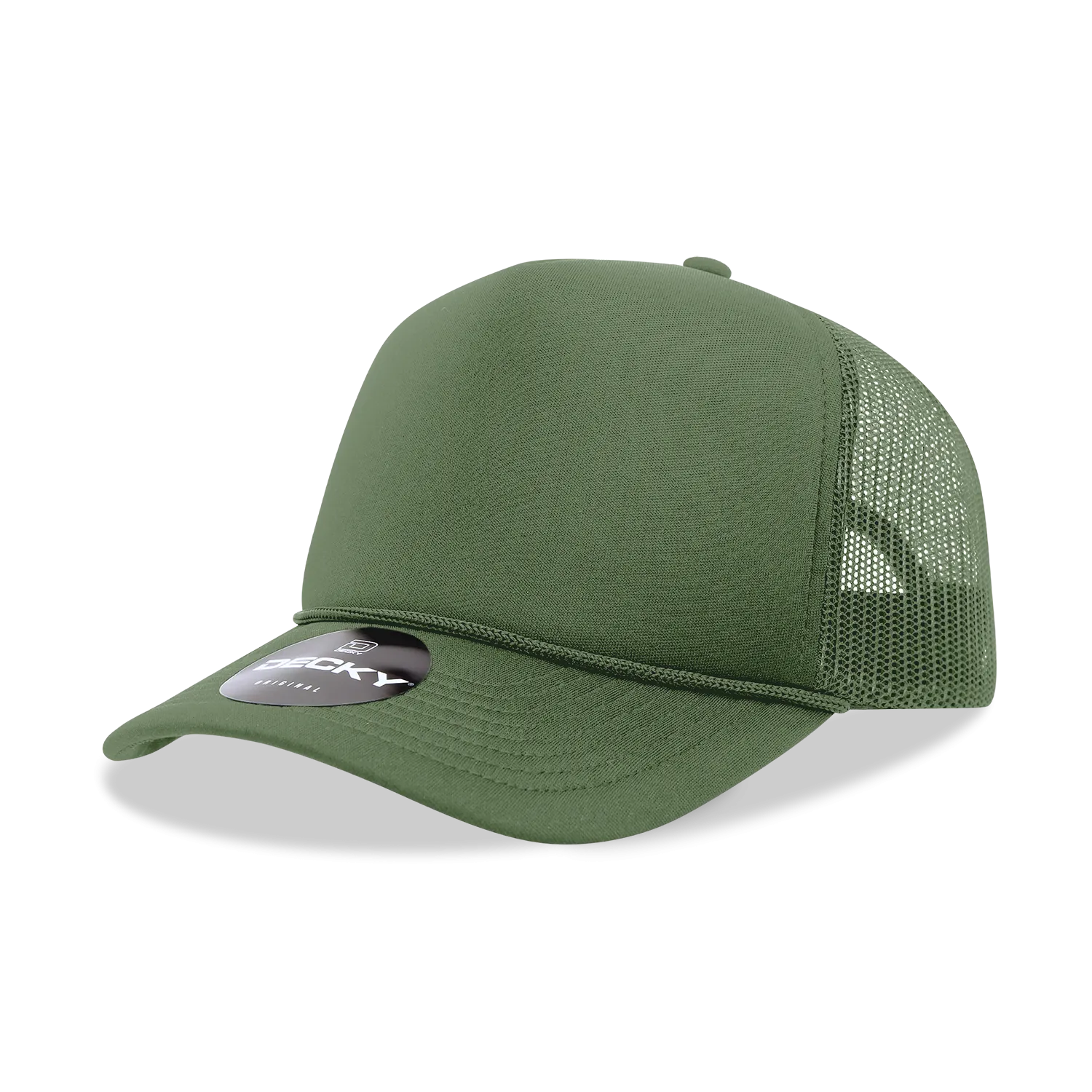 Decky 6025 Mid Profile, 5 Panel Foam Trucker Hat