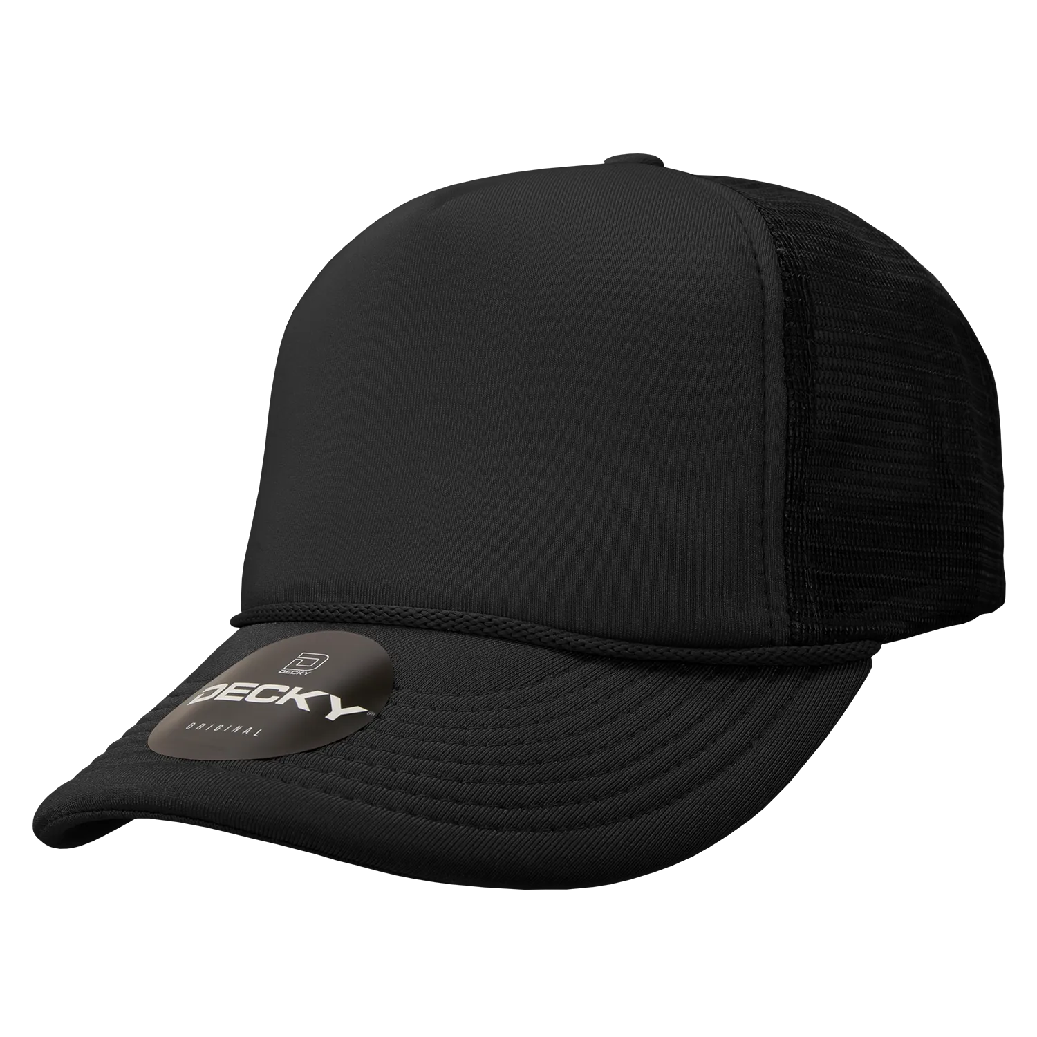 Decky 6025 Mid Profile, 5 Panel Foam Trucker Hat