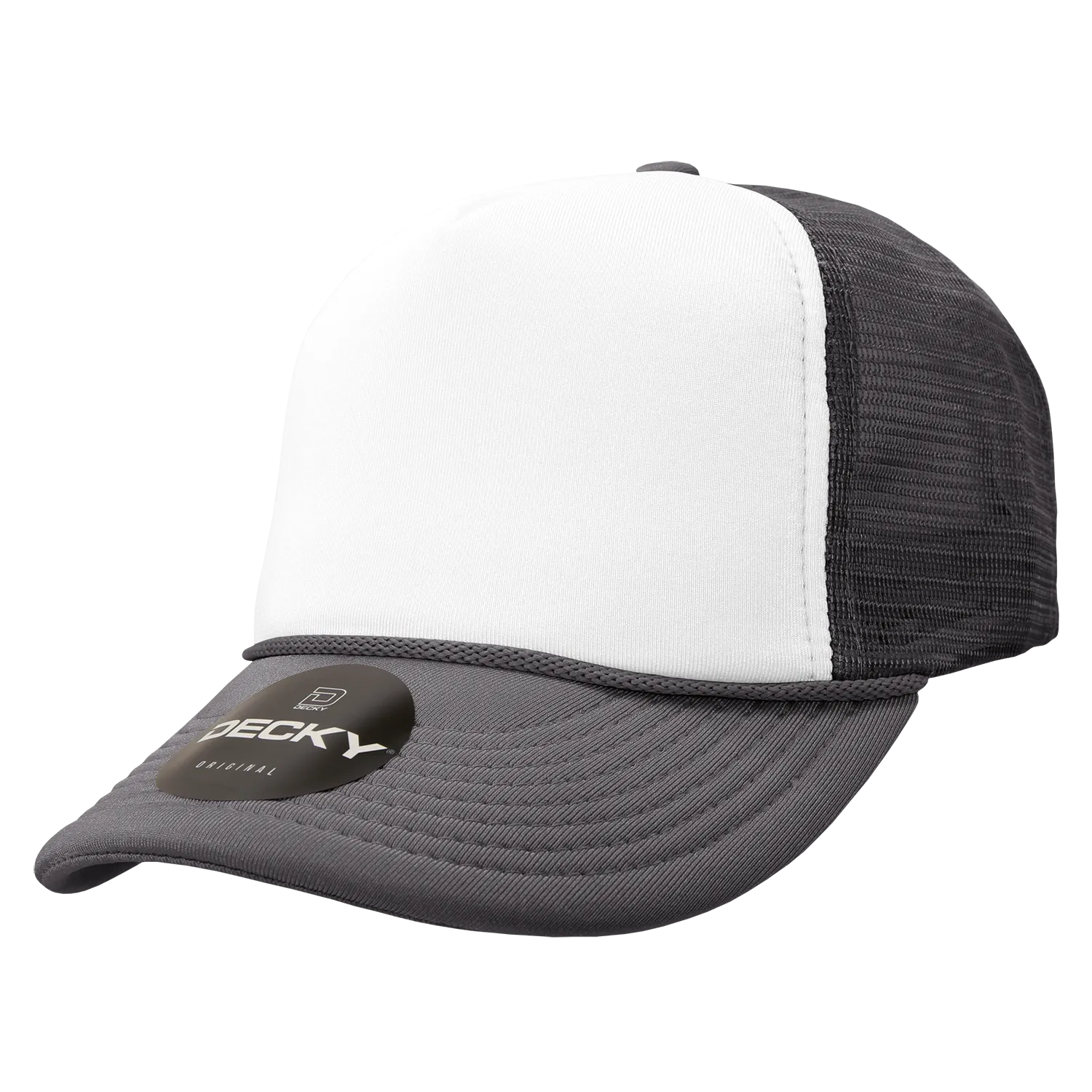 Decky 6025 Mid Profile, 5 Panel Foam Trucker Hat