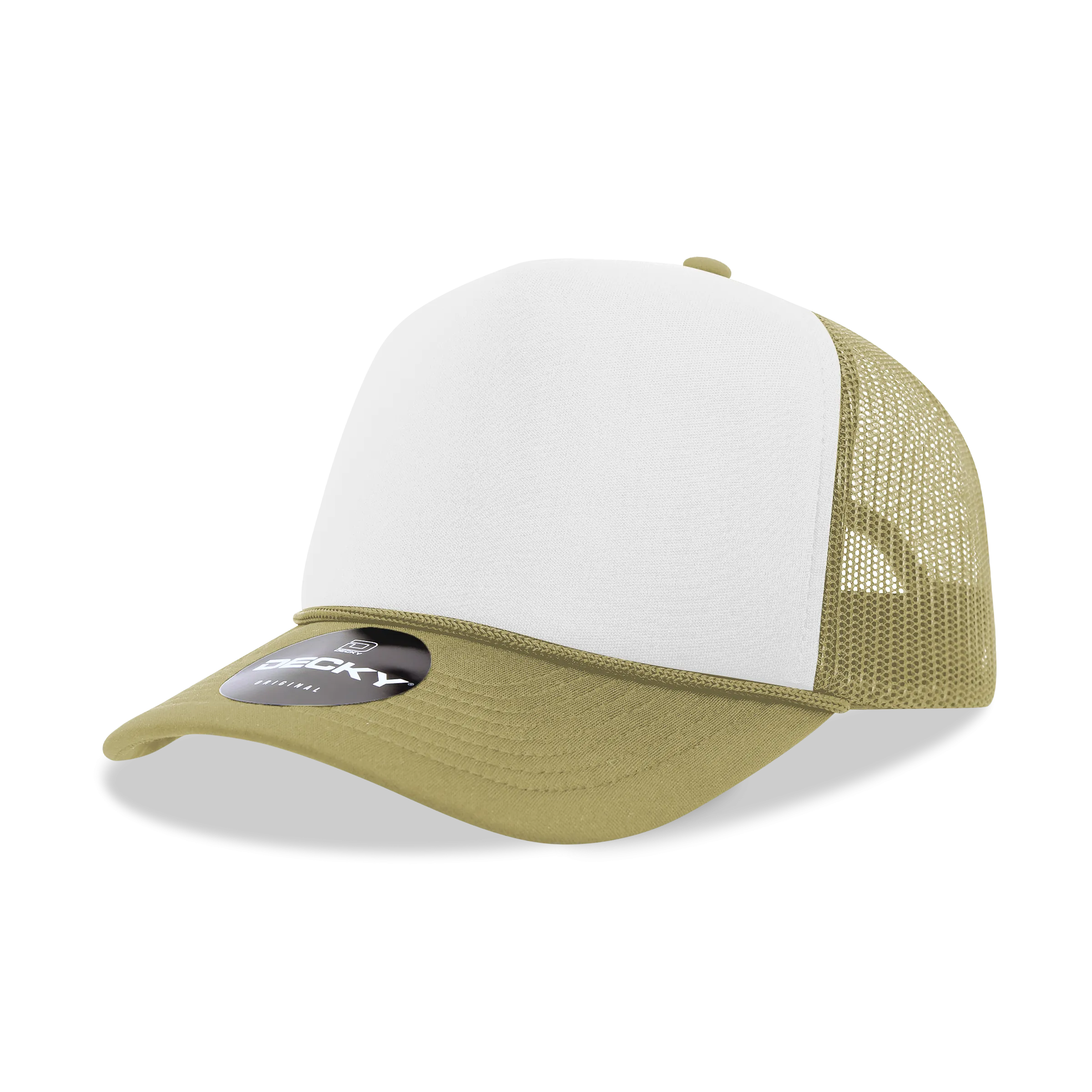 Decky 6025 Mid Profile, 5 Panel Foam Trucker Hat