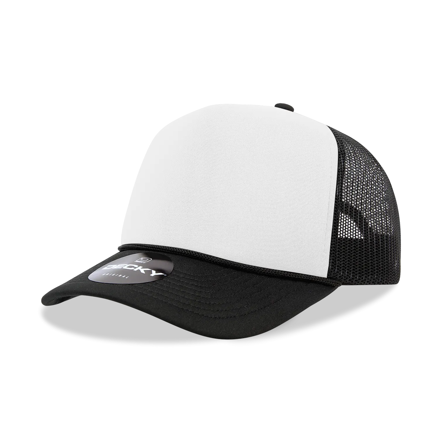 Decky 6025 Mid Profile, 5 Panel Foam Trucker Hat