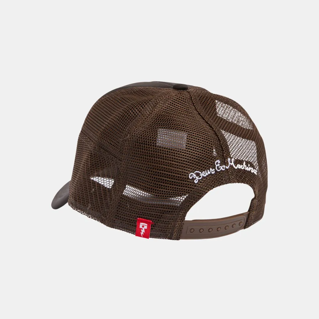 Deus Ex Machina Baylands Trucker Choc Brown