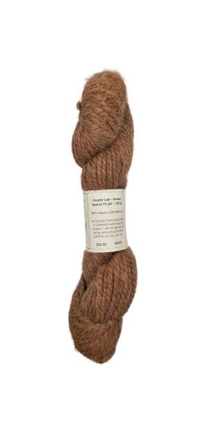 Double Lopi Brown Alpaca-Yarn 80%, Merino 20% SKU 230