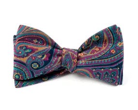 Empire Paisley Fuchsia Bow Tie