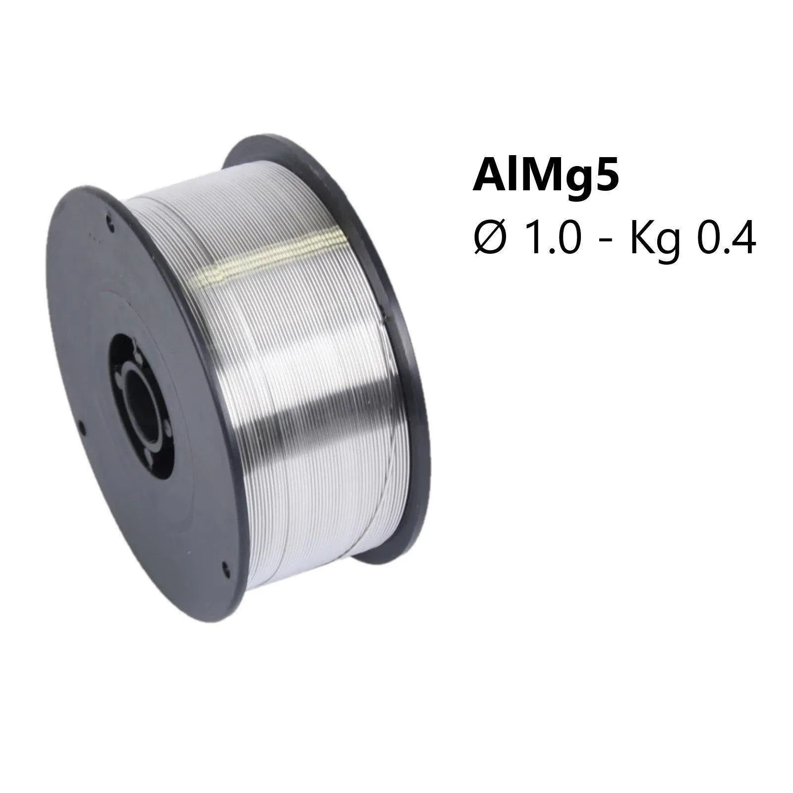 Filo ALMG5 per saldatura MIG diametro 0.8mm o 1.0mm bobina da Kg 0.4