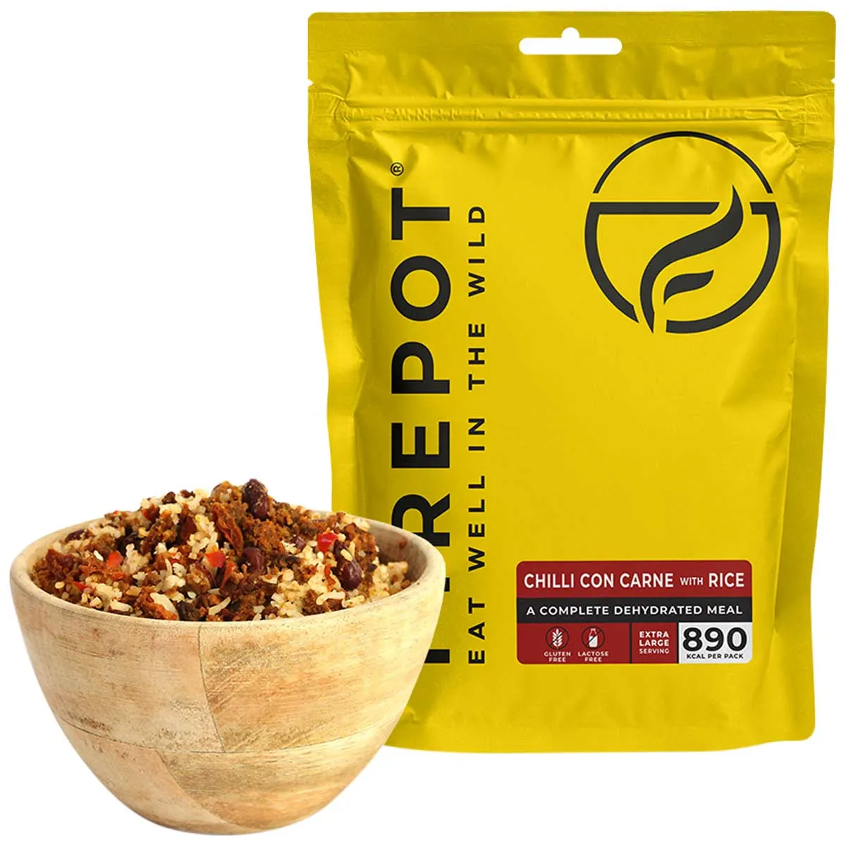 Firepot Dehydrated Meal Chilli Con Carne & Rice 600kcal / 890kcal