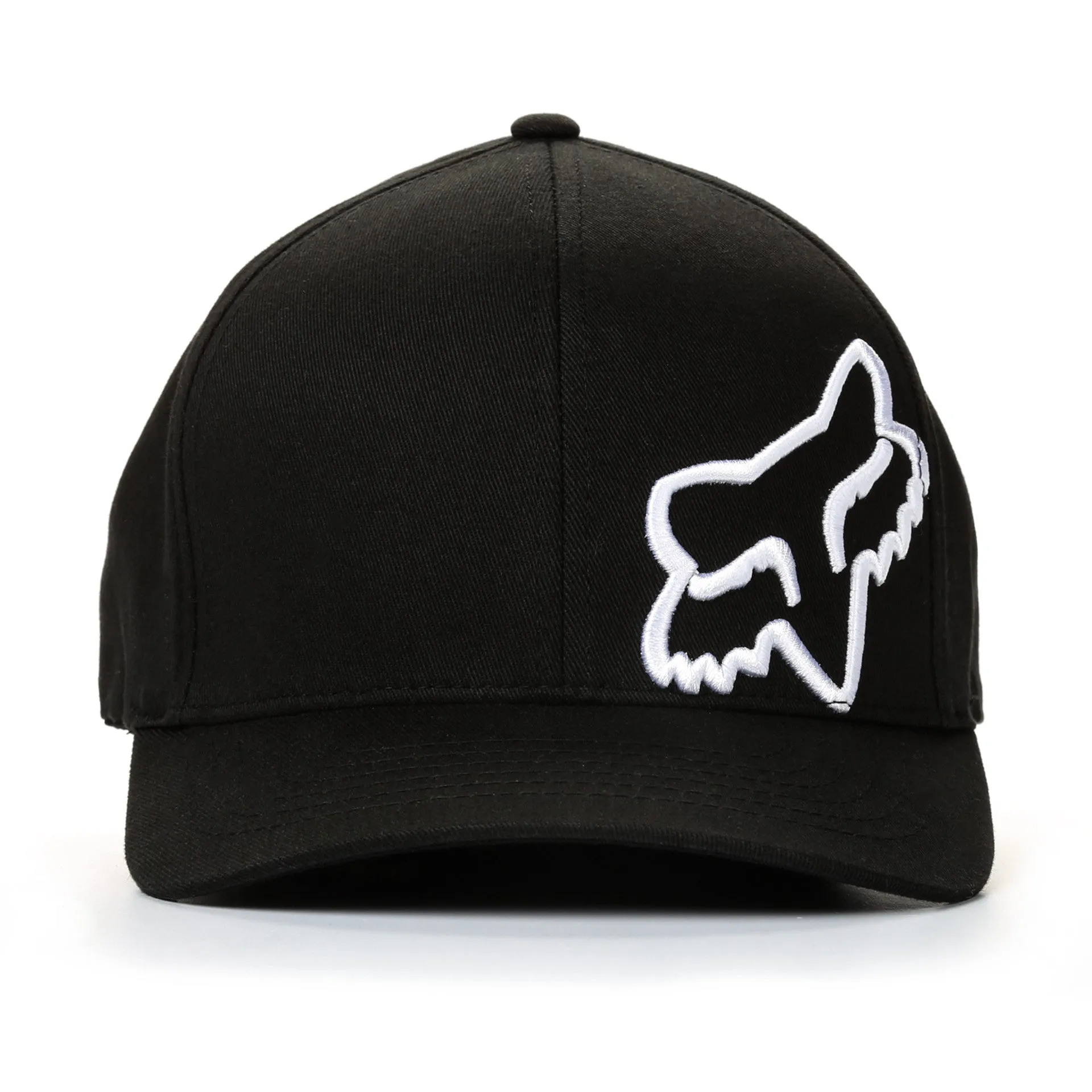 Mens Fox Legacy Flex 45 Flexfit Hat - Stylish Black and White Design