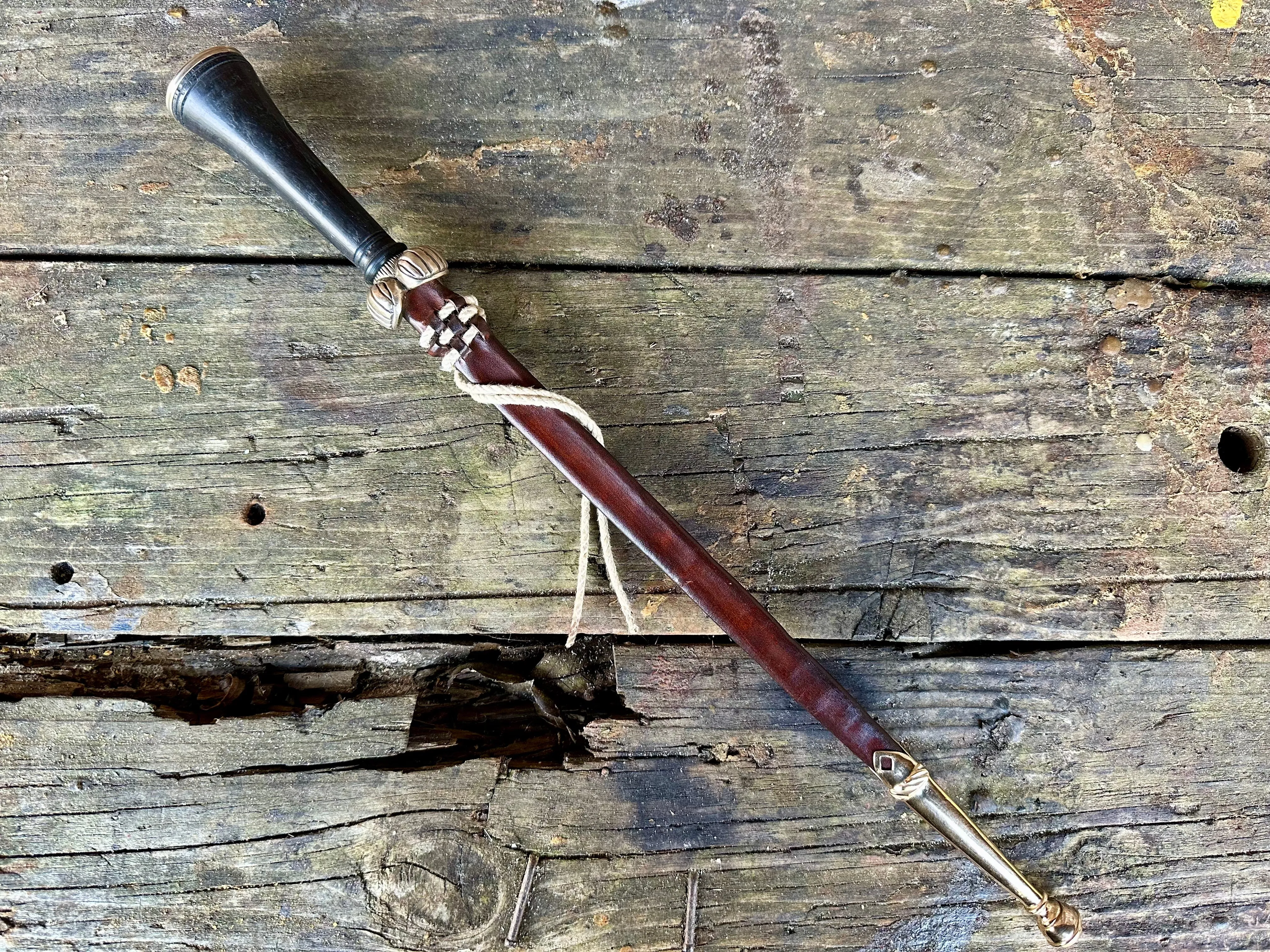 French Tri-lobe bollock dagger circa 1500