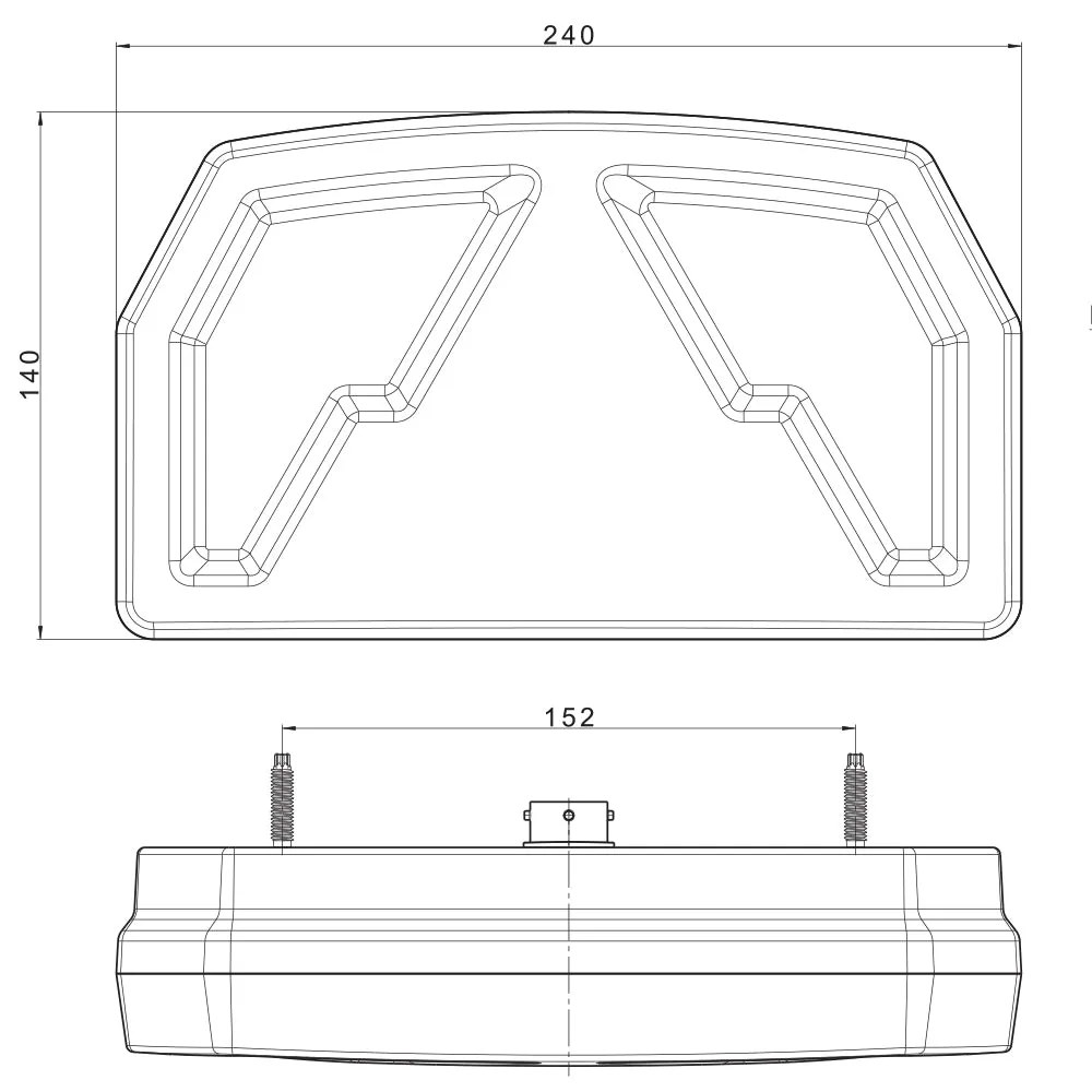 Fristom FT-371 Heavy Duty LED Trailer Light