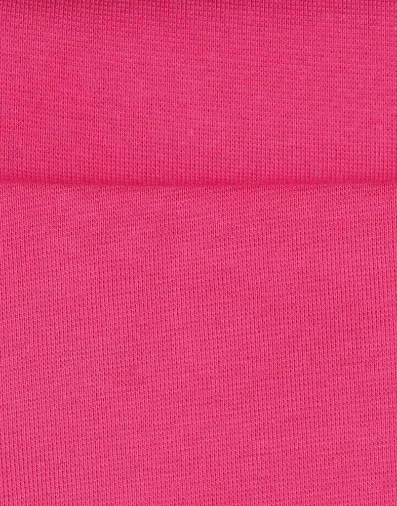 Fuchsia Pink Organic Tubular Rib Knit