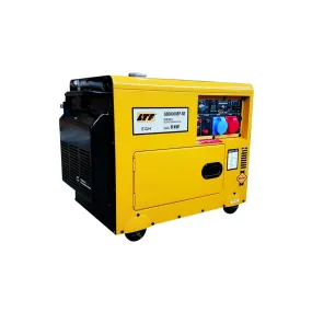 Generatore di corrente 6,5kW monotrifase a diesel 2 uscite LTF GSD8000EP-SE