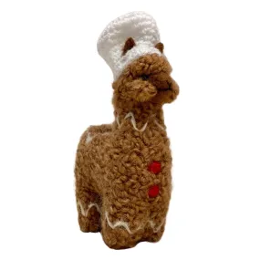 Gingerbread Alpaca Ornament