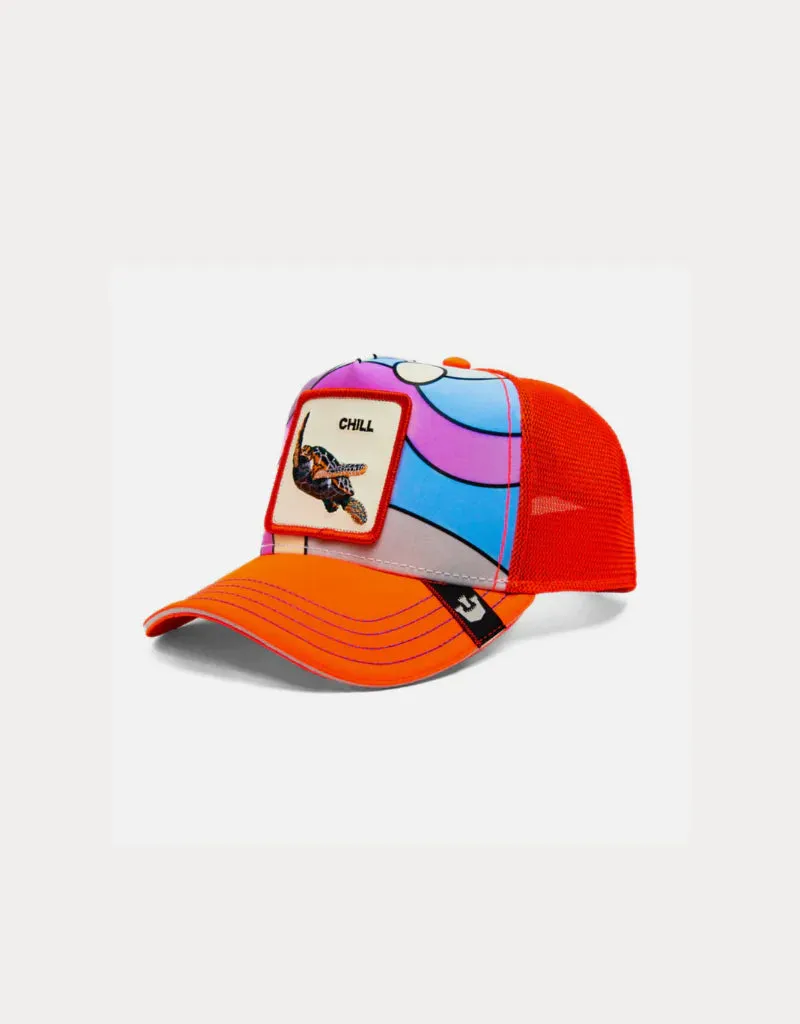 Goorin Bros 2 Crush 2 Furious {Chill} Colour Changing Trucker Hat (Orange)