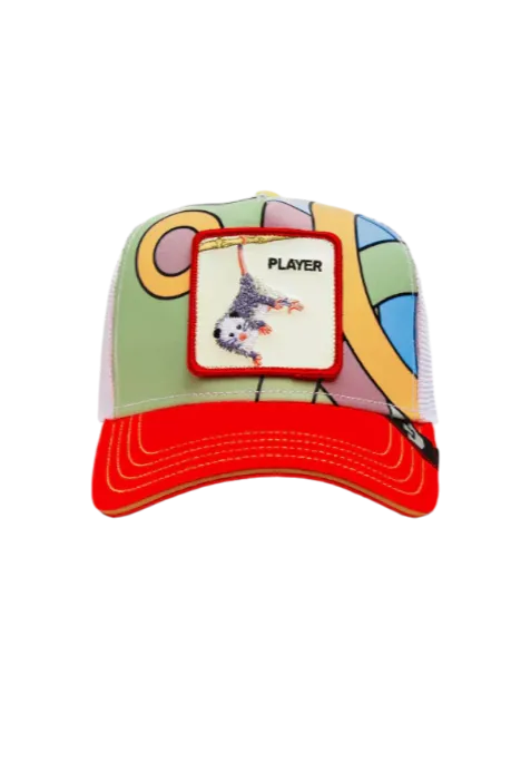 Goorin Bros Double Or Nothing {Player} Colour Changing Trucker Hat (Red)