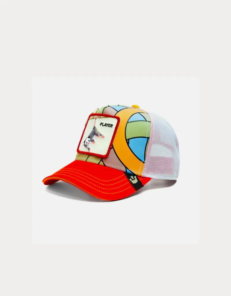 Goorin Bros Double Or Nothing {Player} Colour Changing Trucker Hat (Red)