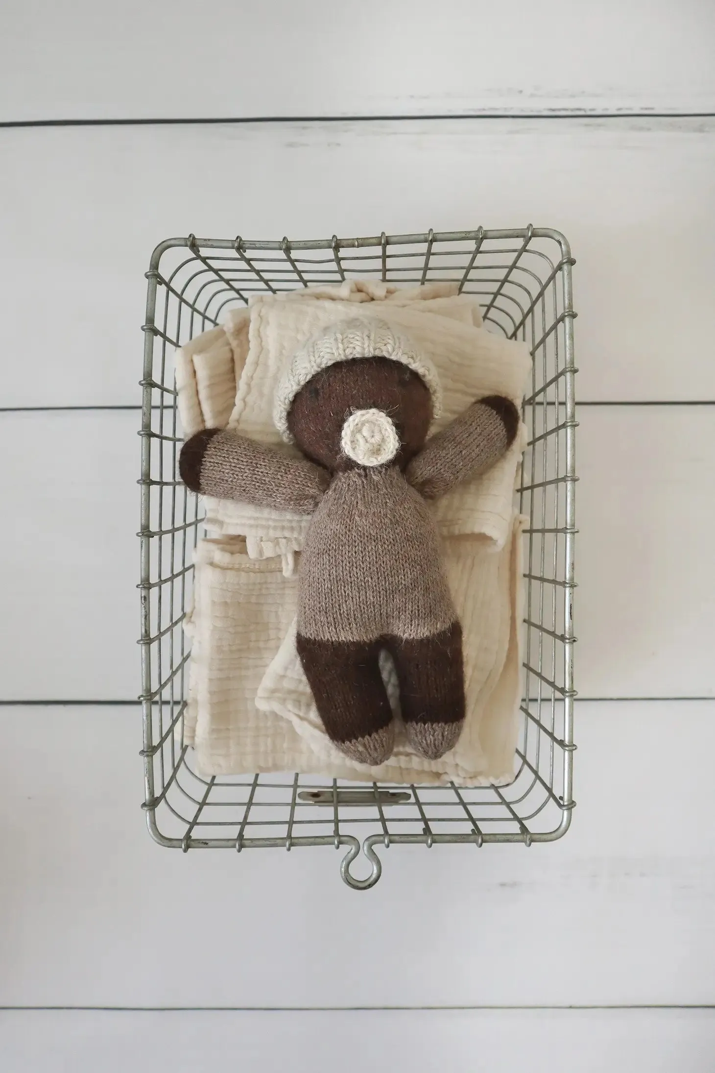 Hand-Knit Baby Doll - Cocoa