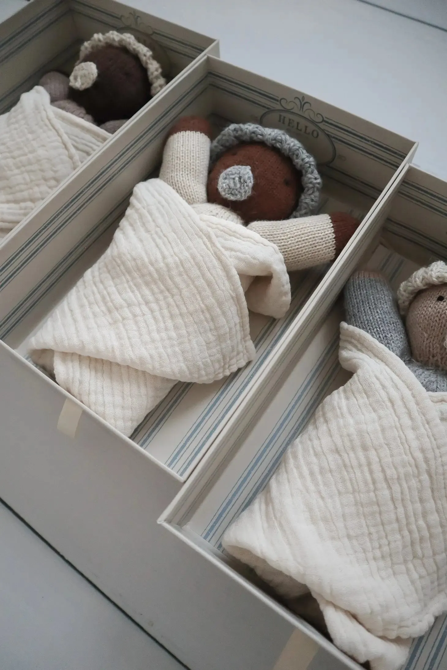 Hand-Knit Baby Doll - Cocoa