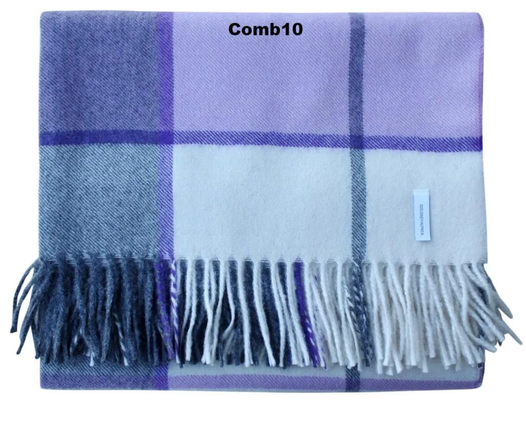 Horizon Stripe Alpaca Throw