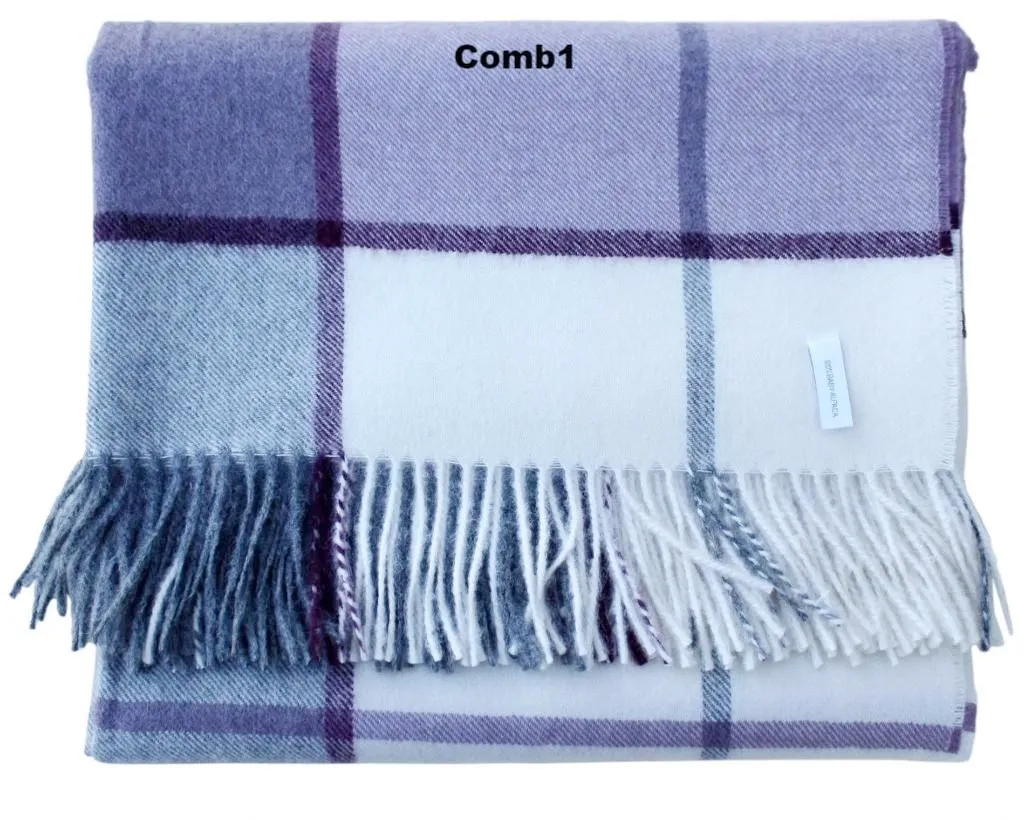 Horizon Stripe Alpaca Throw