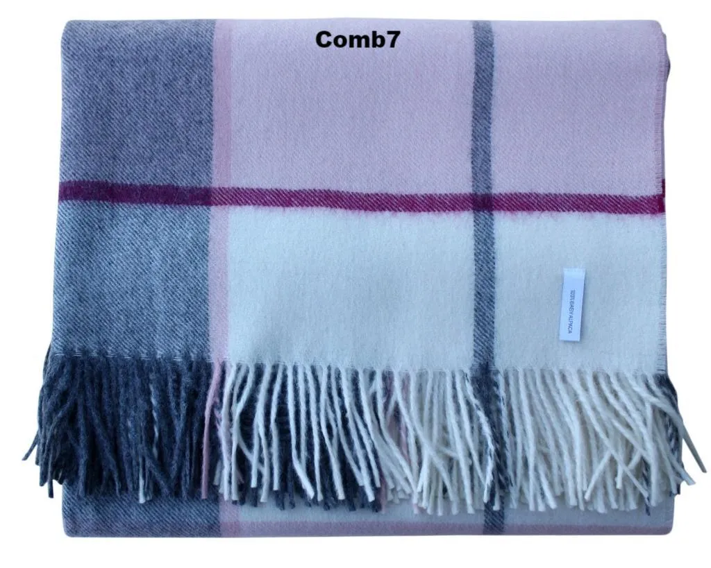 Horizon Stripe Alpaca Throw