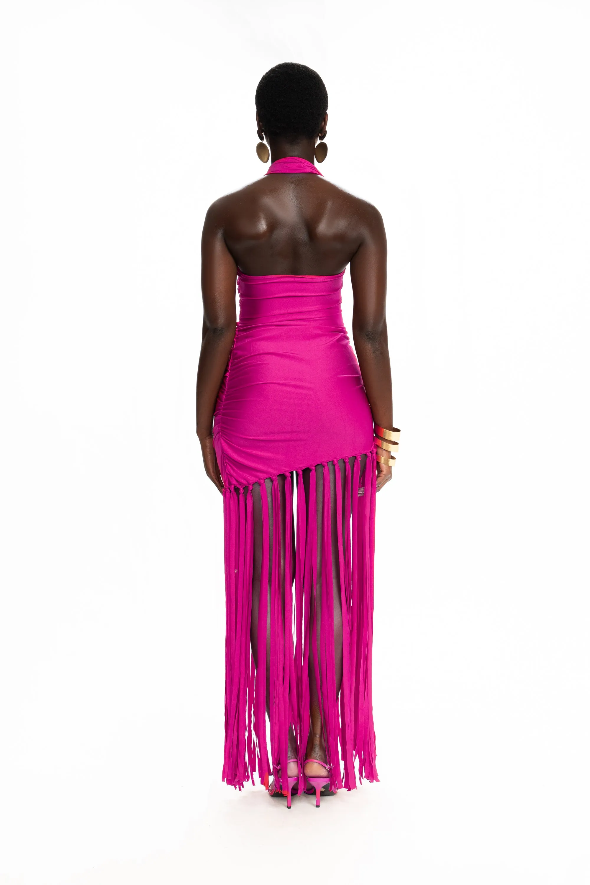 Kesh Tassel Maxi - Dragonfruit Cooler