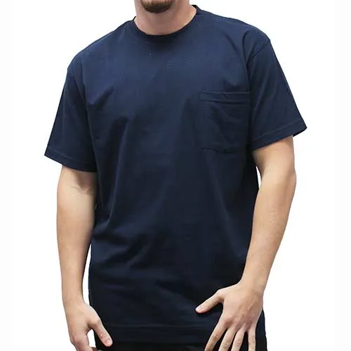 Men's Pocket Crew Neck Tee - 1100 Big and Tall