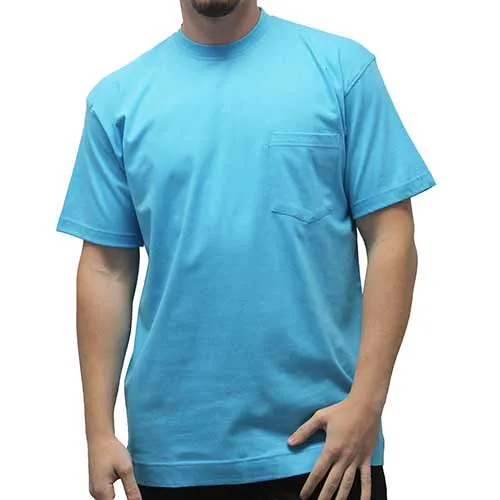 Men's Pocket Crew Neck Tee - 1100 Big and Tall