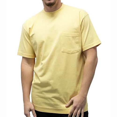 Men's Pocket Crew Neck Tee - 1100 Big and Tall