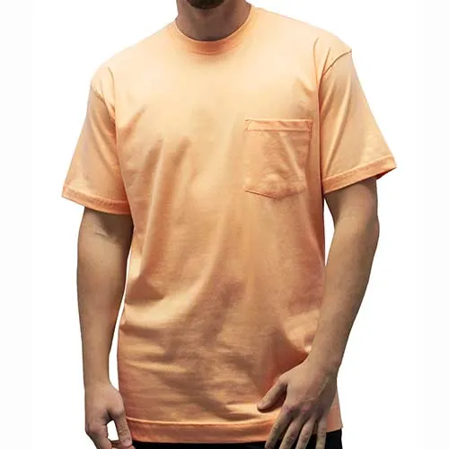 Men's Pocket Crew Neck Tee - 1100 Big and Tall