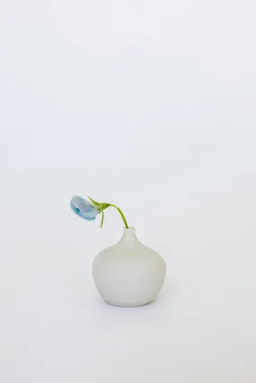 Mini Bottle Bud Vase - White